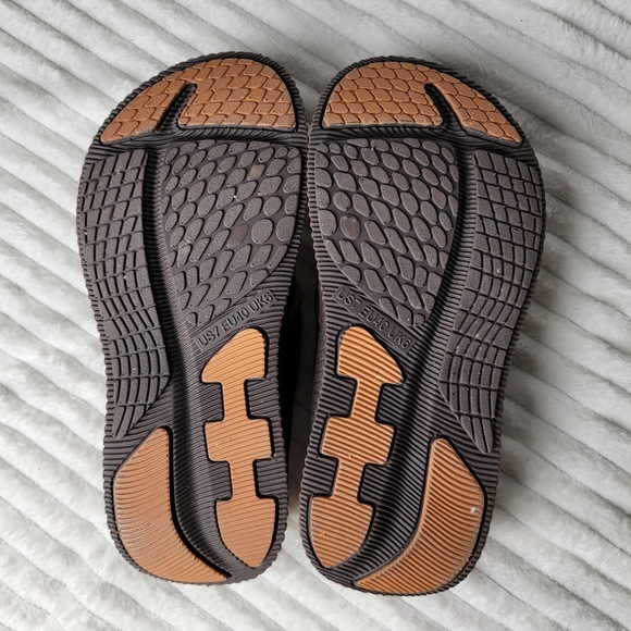 KuaiLu Men’s Comfort‎ Sandals US 7 Brown Flip Flop Adjustable Strap Beach Shoes - Picture 5 of 6